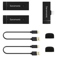 Saramonic Blink Go-D2 Kit 2'li Kablosuz Yaka Mikrofonu