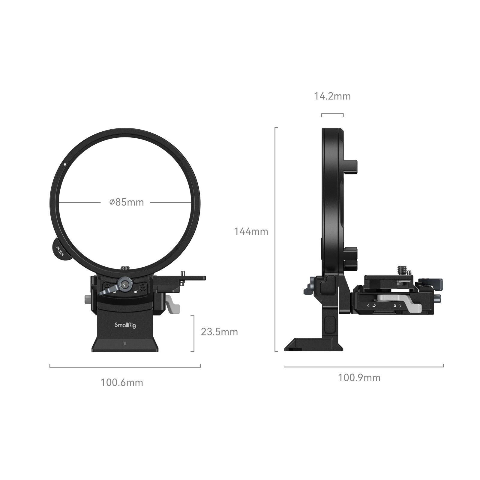 SmallRig 4305 FUJIFILM'e GFX Serisi farklı açıdan görünüm