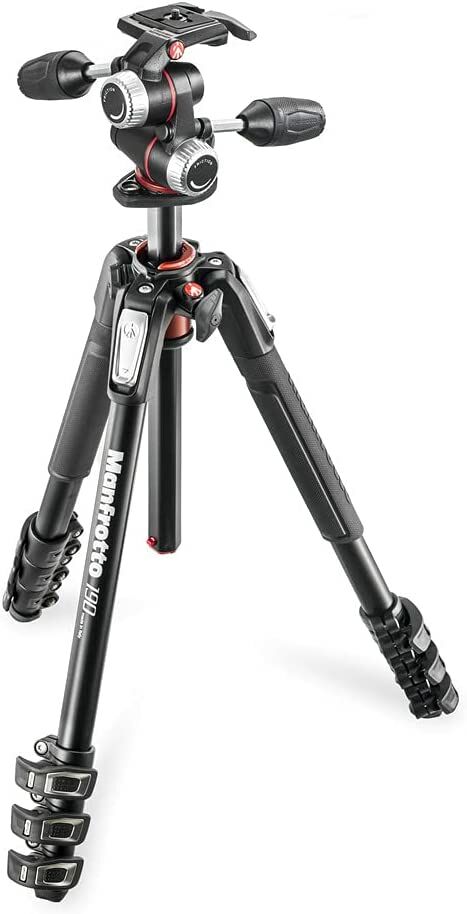 Manfrotto MK190XPRO4-3W 3-Way Head Tripod
