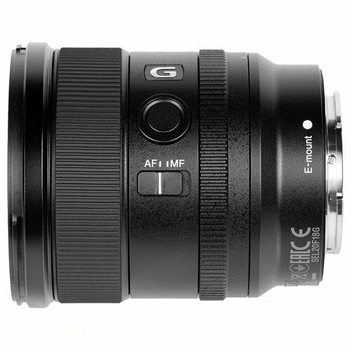 Sony FE 20mm f/1.8 G – yakın plan görseli Sony FE 20mm f/1.8 G yakın plan görseli