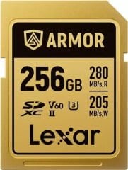 Lexar 256GB Armor Gold UHS-II SDXC 6K V60 Hafıza Kartı