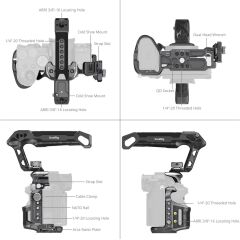 SmallRig 6030 Rhinoceros Kafes Kiti Sony Alpha 7 V / 7R V / 7 IV  için