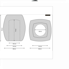 OEM 4 Gen Üniversal Mikrofon Süngeri (Kırmızı)