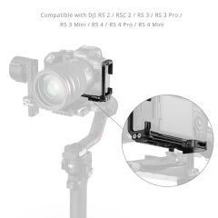 SmallRig Canon 5962 EOS R6III Mark III / R6II Mark II için AirTag Yuvalı  L Şekilli Montaj Plakası