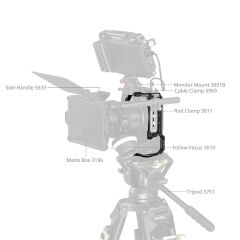 SmallRig 5954 ''HawkLock'' Hızlı Çıkarma  Canon EOS R6III Mark III / R6II Mark II için Kafes