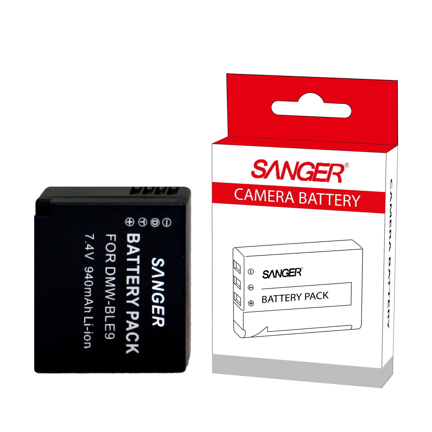 Sanger BLE9 Panasonic DMW-BLG10 Uyumlu Batarya