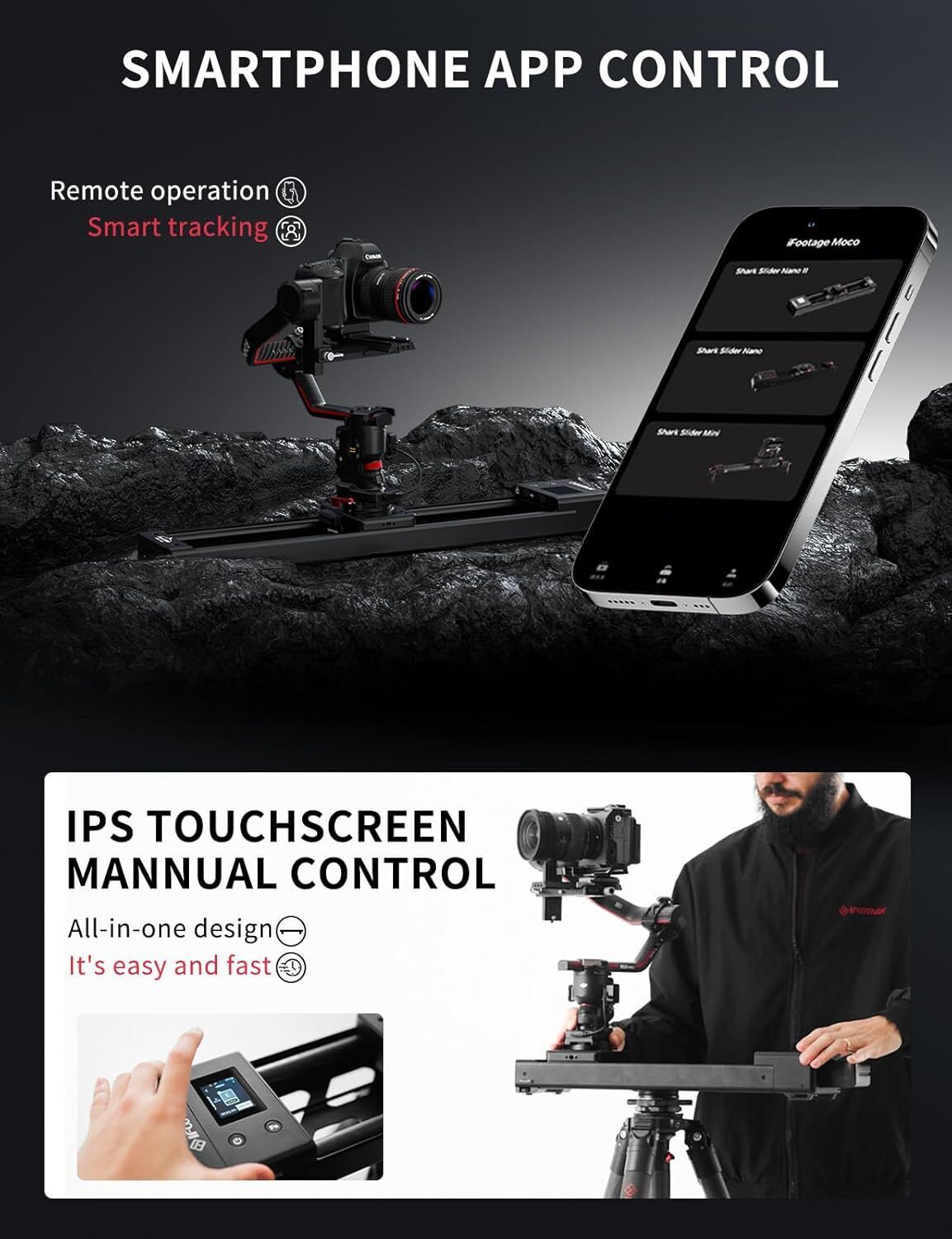 iFootage Shark Slider Nano II 660 detay görseli