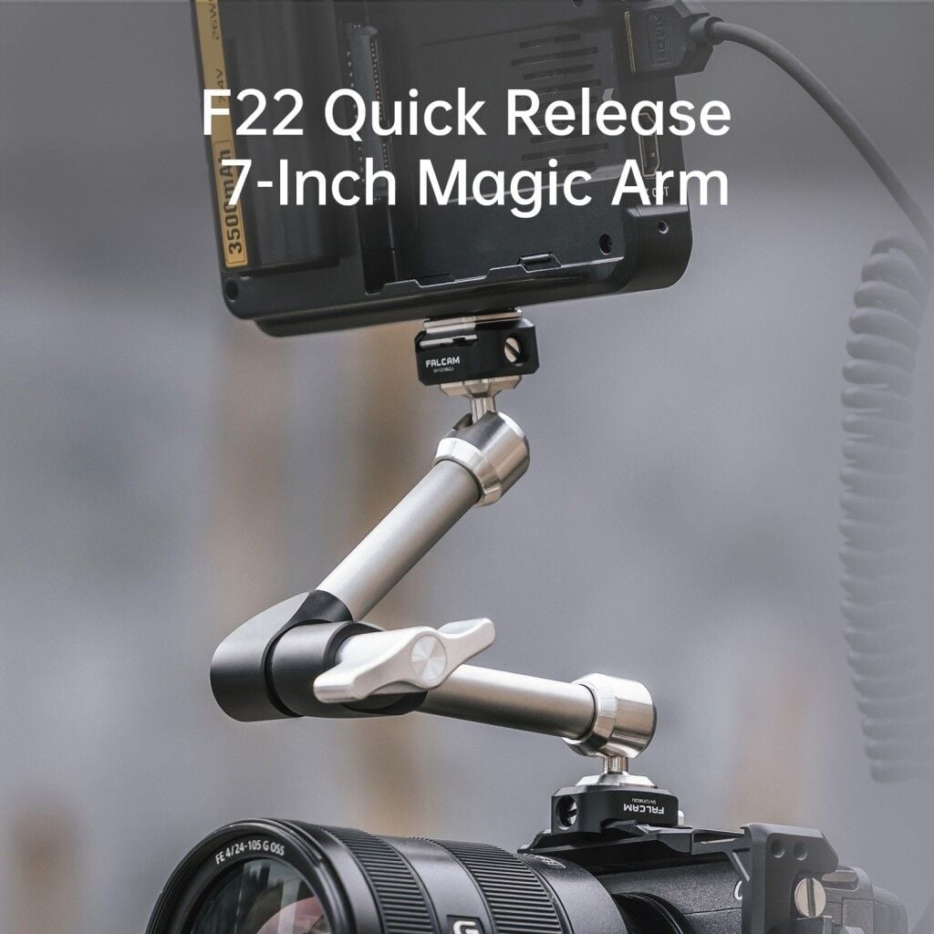 Falcam F22 Quick Release 7 Inch 360° Çift Ball Head – farklı açıdan görünüm Falcam F22 Quick Release 7 Inch 360° Çift Ball Head farklı açıdan görünüm
