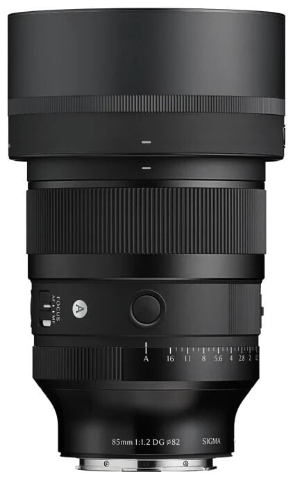 Sigma 85mm F/1.2 DG – farklı açıdan görünüm Sigma 85mm F/1.2 DG farklı açıdan görünüm