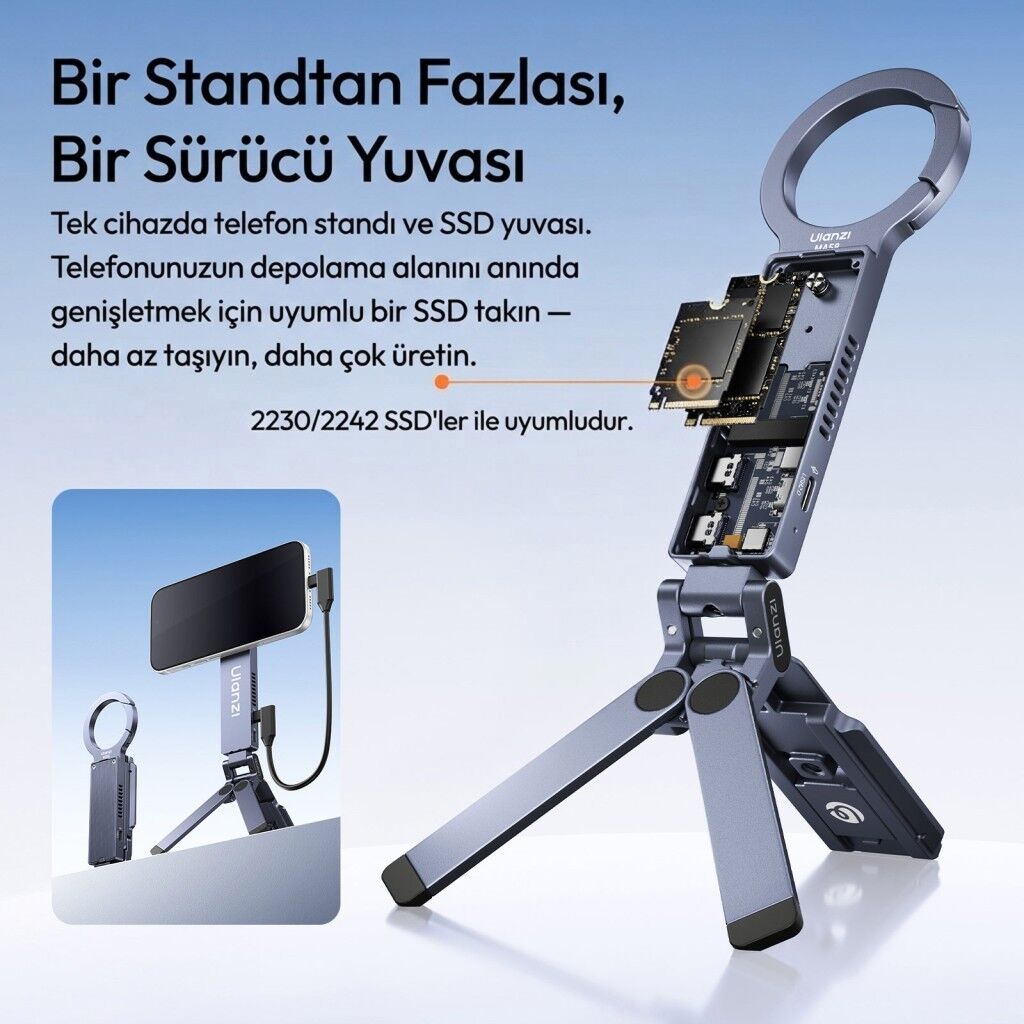 Ulanzi MA58 SSD Enclosure – detay görseli Ulanzi MA58 SSD Enclosure detay görseli