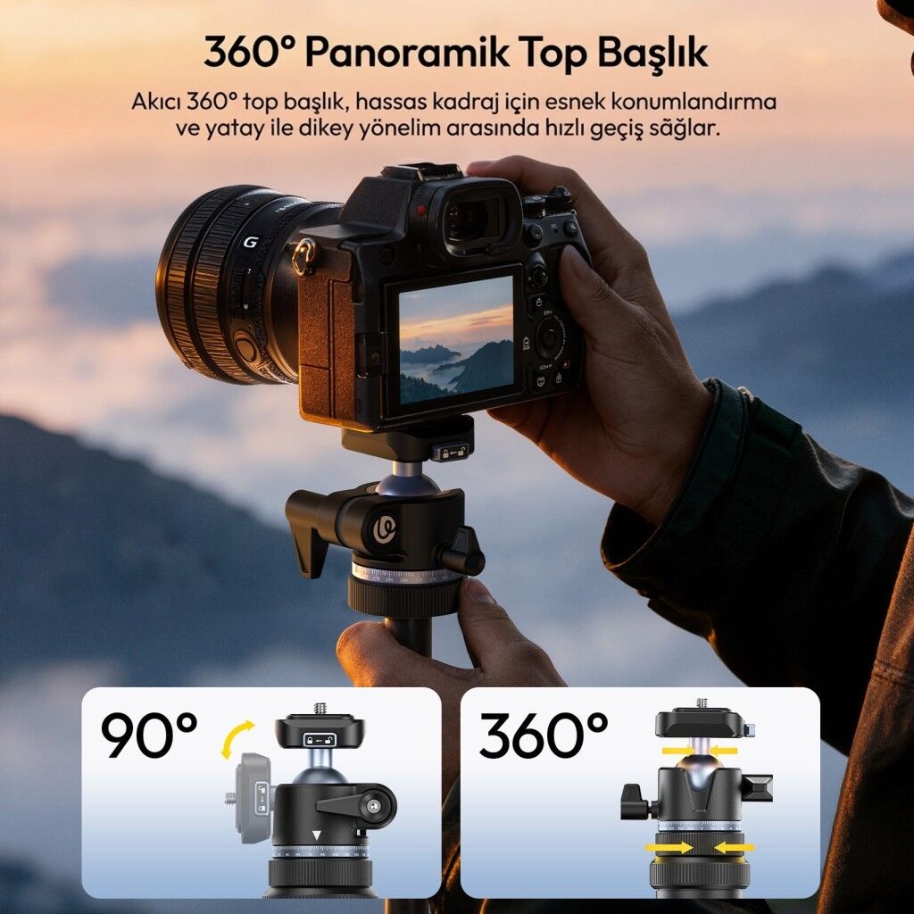 Ulanzi MT93 – yakın plan görseli Ulanzi MT93 yakın plan görseli
