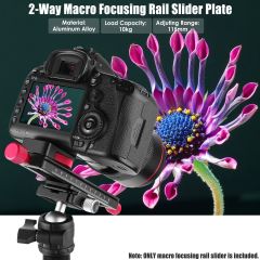 Andoer W-160 Makro Fotoğraf Tripod Başlığı
