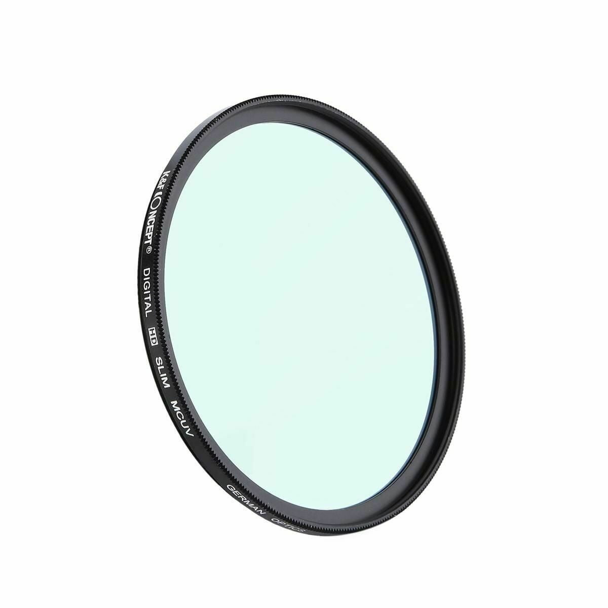 K&F Concept 58mm Nano-A SERIES MC-UV – farklı açıdan görünüm K&F Concept 58mm Nano-A SERIES MC-UV farklı açıdan görünüm