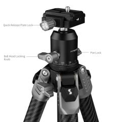 SmallRig 5478 Taşınabilir Karbon Fiber Fotoğraf Tripodu