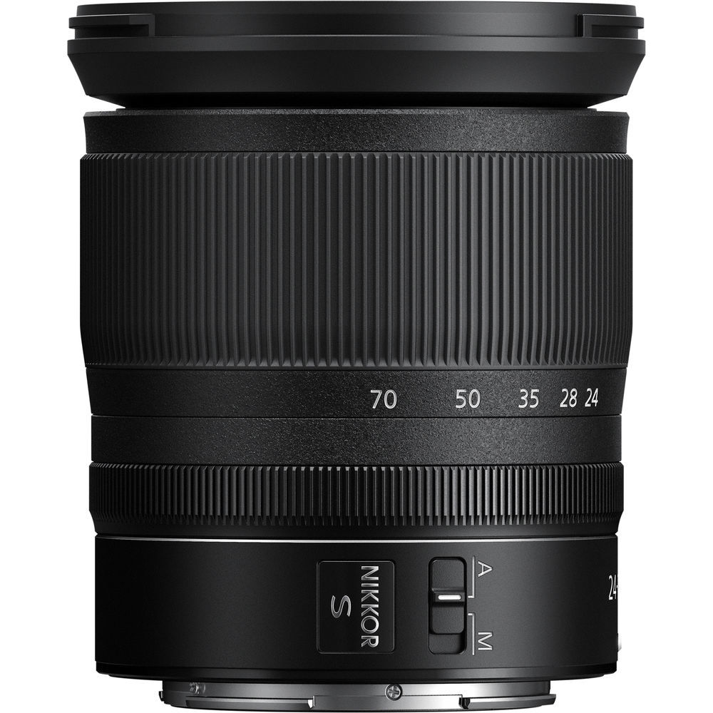 Nikon Nikkor Z 24-70mm f/4 S – yakın plan görseli Nikon Nikkor Z 24-70mm f/4 S yakın plan görseli