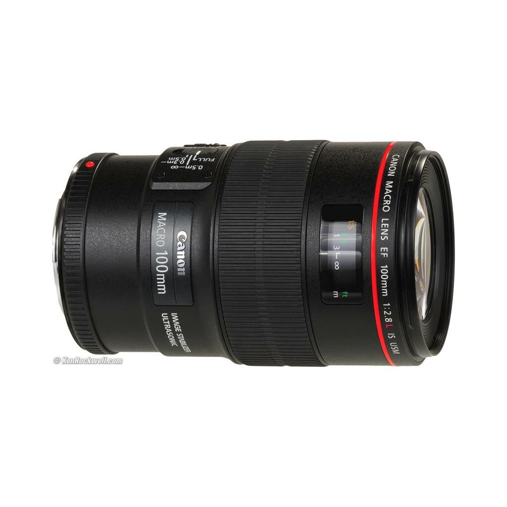 Canon EF 100mm f/2.8L IS USM – farklı açıdan görünüm Canon EF 100mm f/2.8L IS USM farklı açıdan görünüm