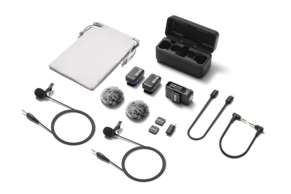 BOYA BOYAMIC 2 AI Creator Edition Çift Kişilik Kablosuz Yaka Mikrofonu