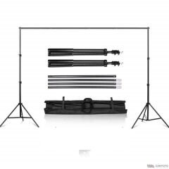 GDX BM400 3'lü Paraflaş Set + Seyyar Fon Perde 3x6 Metre