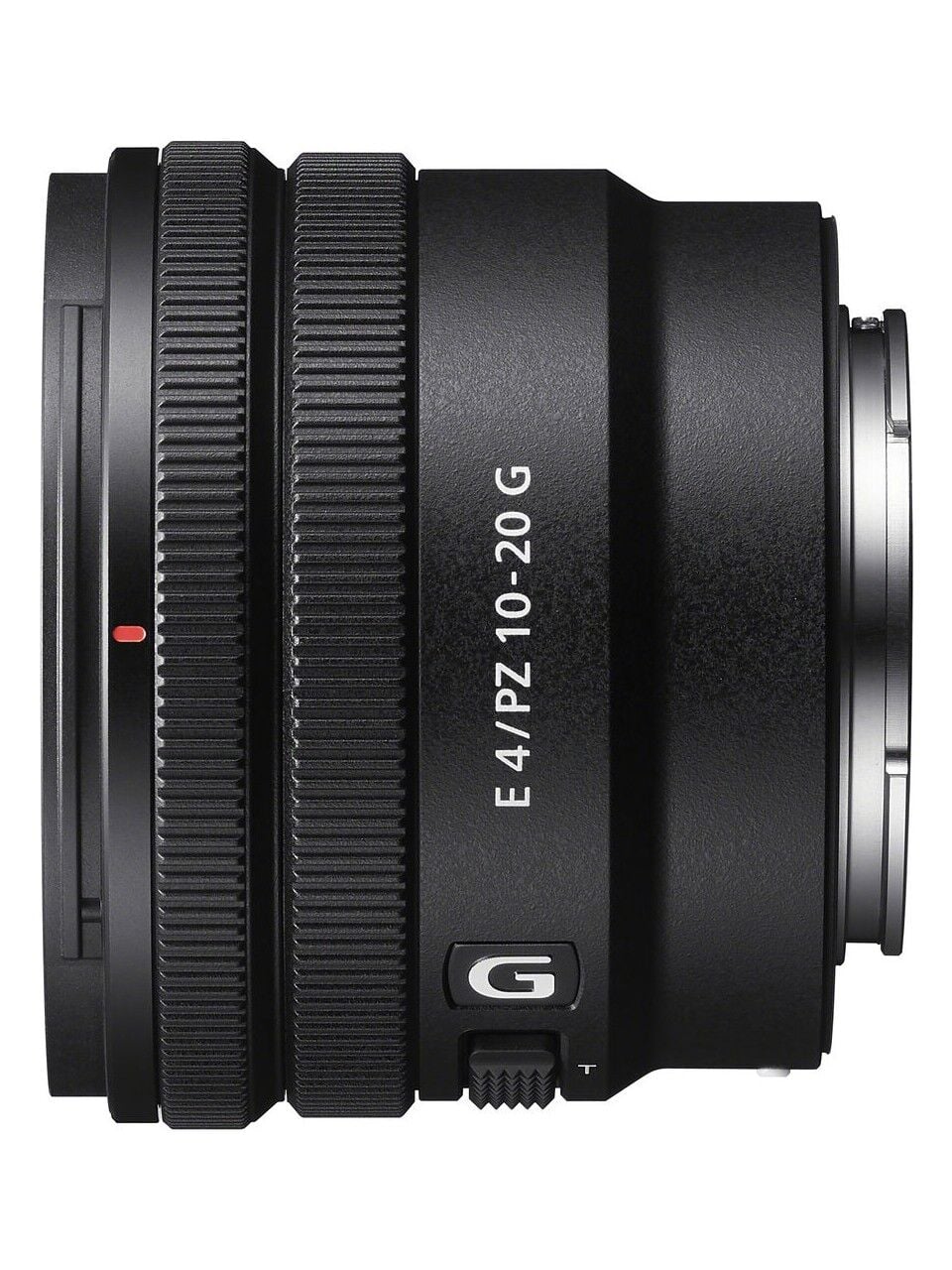 Sony E 10-20mm f/4 PZ G – yakın plan görseli Sony E 10-20mm f/4 PZ G yakın plan görseli
