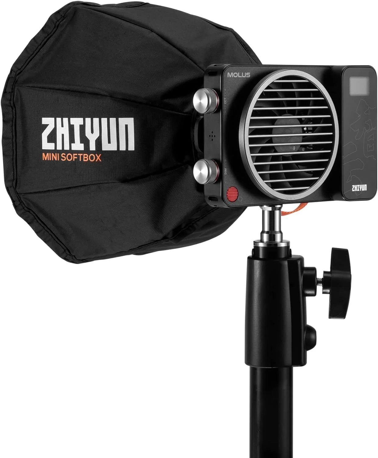Zhiyun Mini Softbox – farklı açıdan görünüm Zhiyun Mini Softbox farklı açıdan görünüm