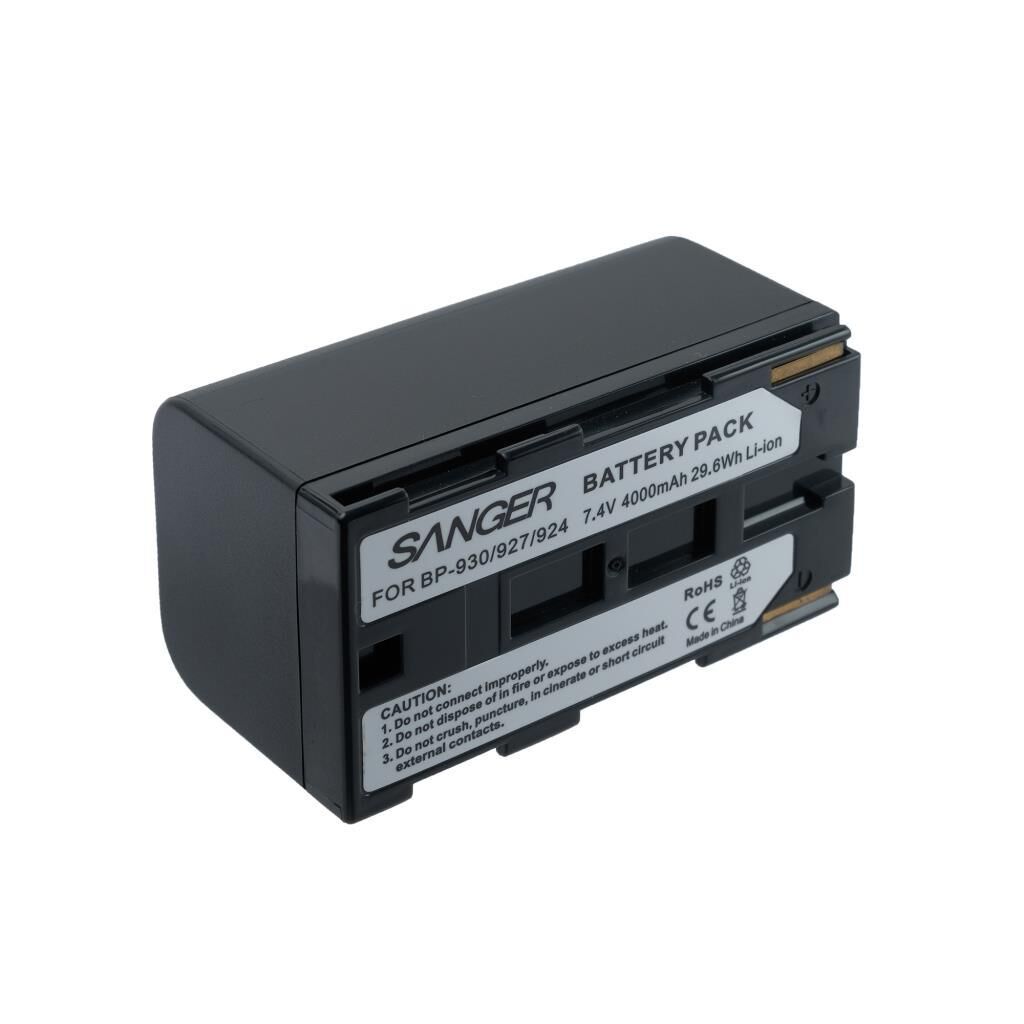 Sanger BP-930 Canon Kamera Batarya – farklı açıdan görünüm Sanger BP-930 Canon Kamera Batarya farklı açıdan görünüm