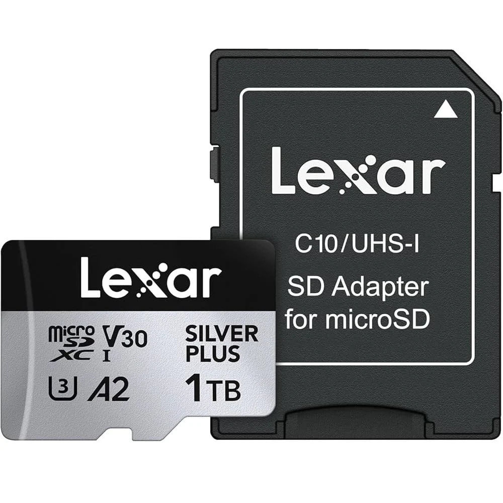 Lexar 1TB Professional SILVER PLUS UHS-I micro SDXC V30 4K UHD Hafıza Kartı
