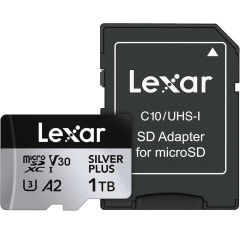 Lexar 1TB Professional SILVER PLUS UHS-I micro SDXC V30 4K UHD Hafıza Kartı