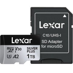 Lexar 1TB Professional SILVER PLUS UHS-I micro SDXC V30 4K UHD Hafıza Kartı