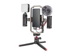 SmallRig 3384D Hepsi Bir Arada Video Kiti Ses ve Aydınlatma Sistemiyle Akıllı Telefon Kullanıcıları İçin