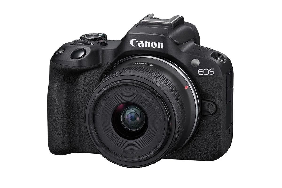 Canon EOS R50 RF-S 18-45mm f4.5-6.3 IS STM Lens (Siyah)