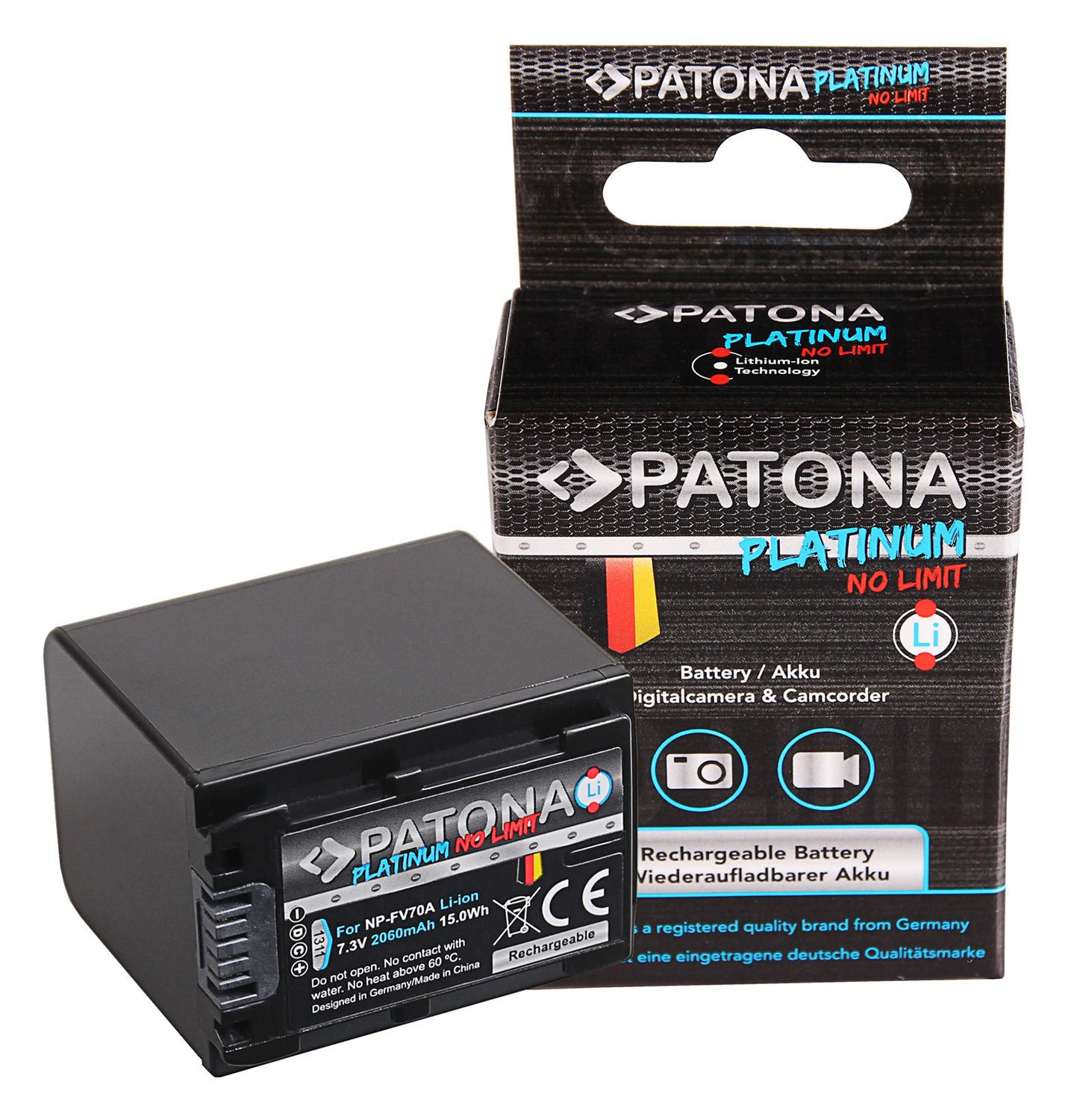 Patona Platinum Sony NP-FV70 Batarya 1311