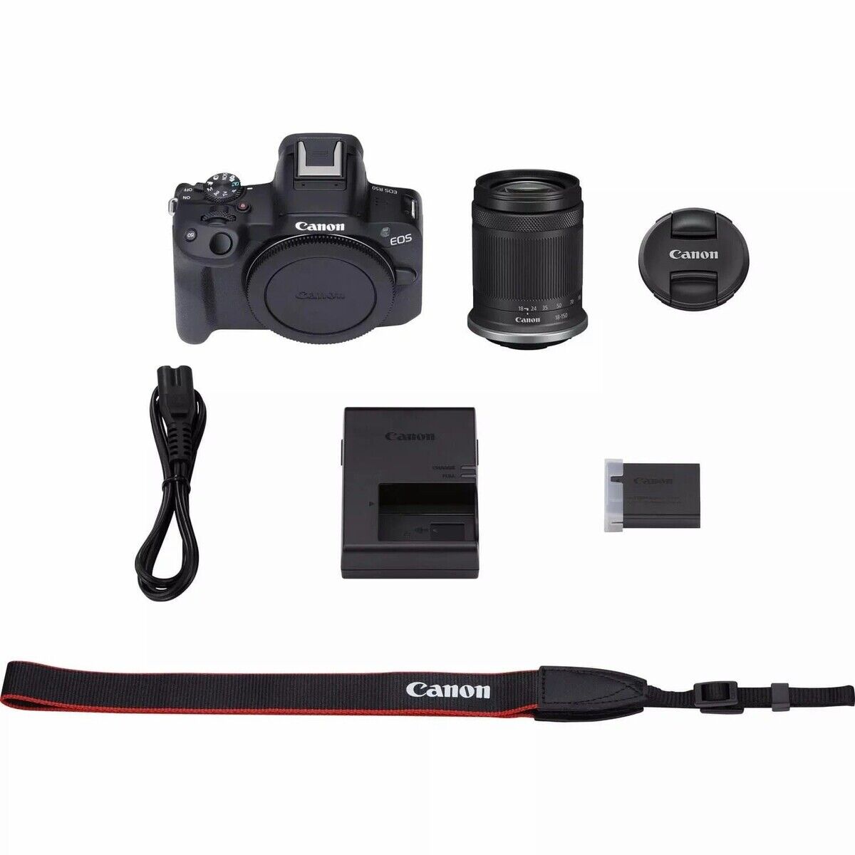 Canon EOS R50 farklı açıdan görünüm