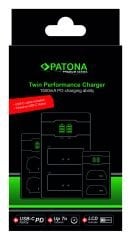 Patona Sony FP-FZ100  Premium Twin Performance PD Şarj Aleti USB-C Kablo Dahil 161858
