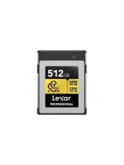 Lexar 512GB Professional GOLD CFexpress 4.0 Type B Memory Card