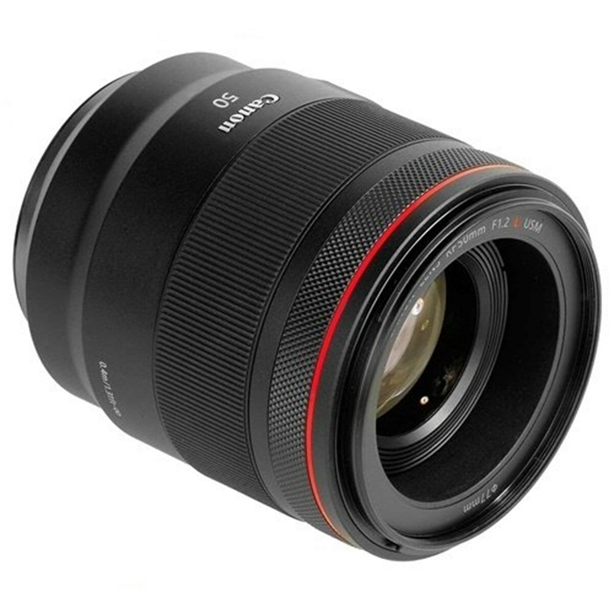 Canon RF 50mm f/1.2L USM – farklı açıdan görünüm Canon RF 50mm f/1.2L USM farklı açıdan görünüm