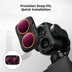 K&F Concept Insta360 Luna Ultra İçin Işık Kirliliği Önleyici Filtre (Anti-Light Pollution)