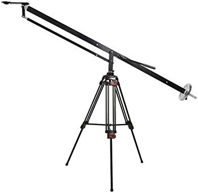 Miliboo MYB501 3.1m Alüminyum Kamera bomlu vinç Kol Katlanabilir Extanble Kompakt 75mm ve 65mm Kase Boyutu DSLR için kamera Yük 8 kg