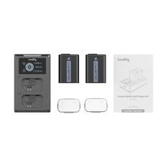 SmallRig 3818 NP-FW50 Batarya ve Şarj Cihazı Kiti