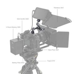 SmallRig 4194  Rozet Kollu Magic Arm (7 inç)