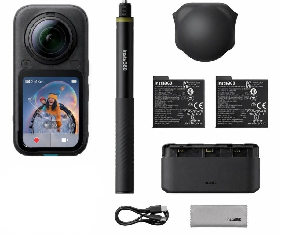 Insta360 X6 360° Aksiyon Kamerası Essentials Bundle
