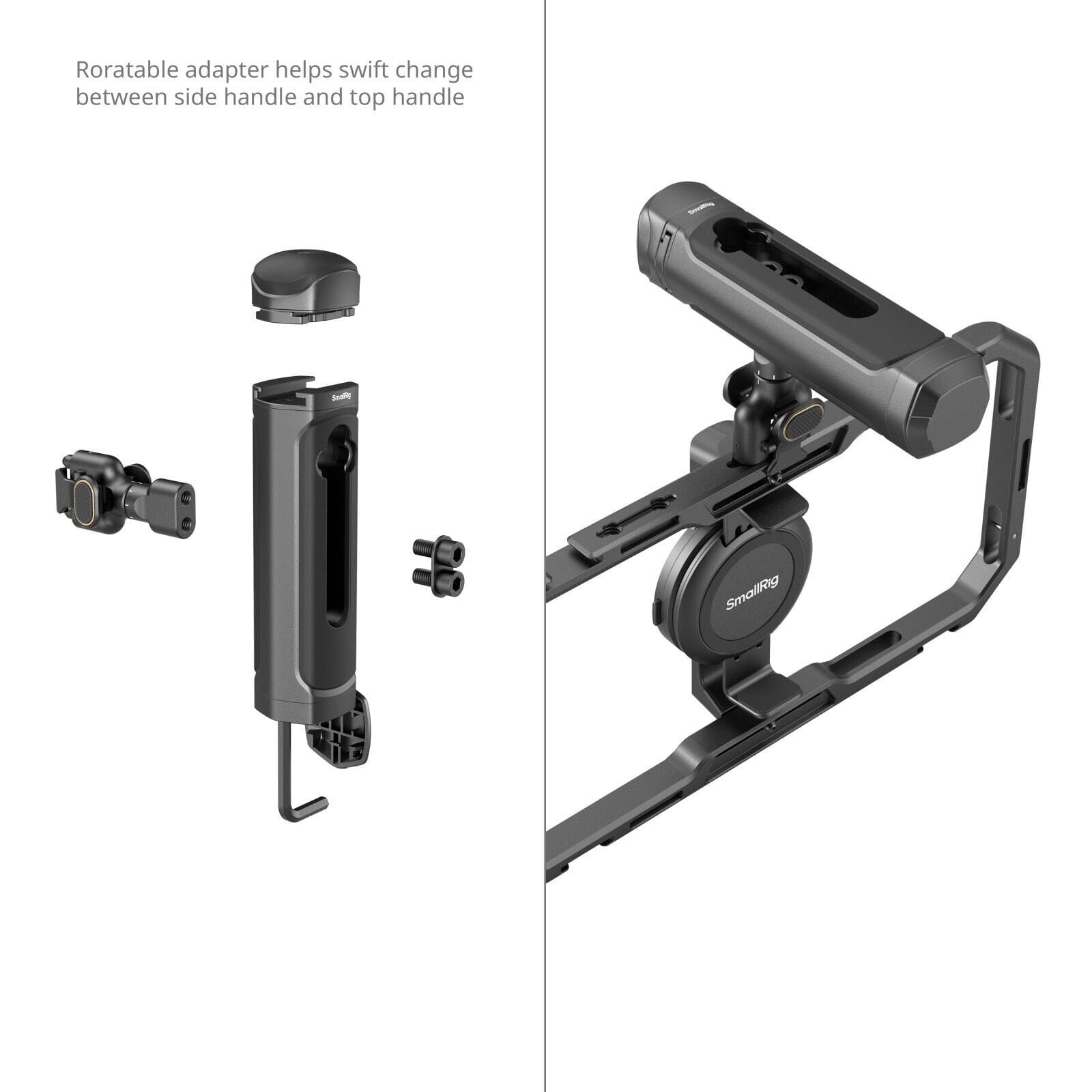 SmallRig 4704 Hepsi Bir Arada – farklı açıdan görünüm SmallRig 4704 Hepsi Bir Arada farklı açıdan görünüm