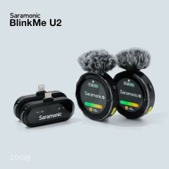 Saramonic BlinkMe U2 Dokunmatik Ekranlı 2,4 GHz Kablosuz Akıllı Mikrofon