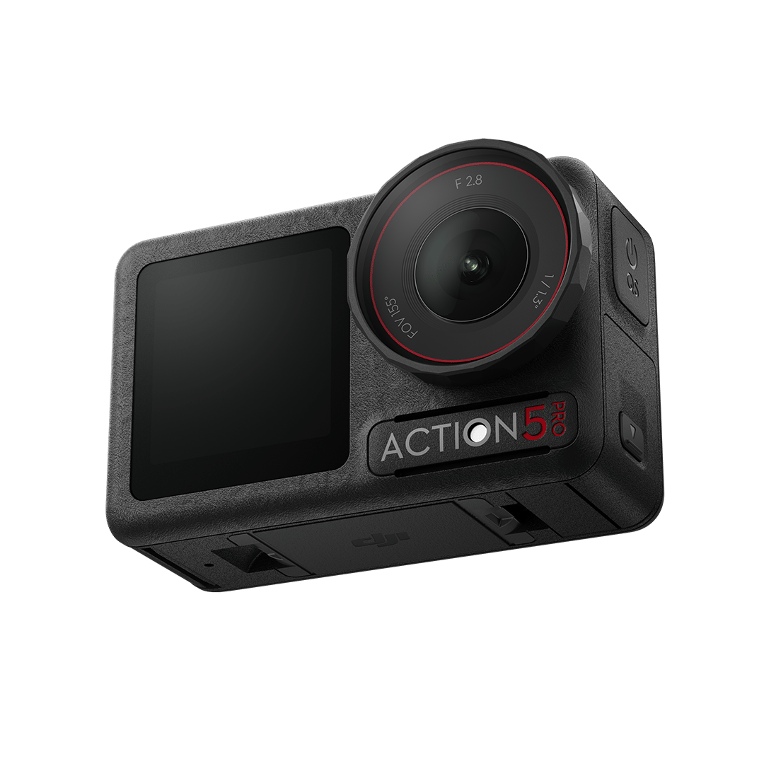 DJI Osmo Action 5 Pro Adventure Combo – farklı açıdan görünüm DJI Osmo Action 5 Pro Adventure Combo farklı açıdan görünüm