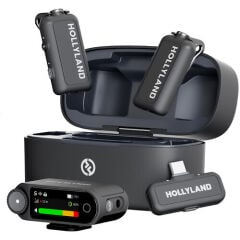 Hollyland Lark Max 2 Combo 2 Kişilik Kablosuz Yaka Mikrofonu