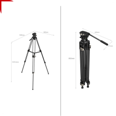 SmallRig 3751B AD-01 Profesyonel Video Tripod