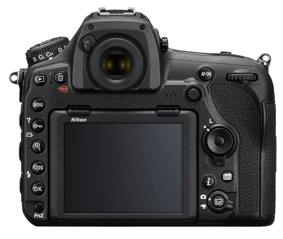 Nikon D850 – yakın plan görseli Nikon D850 yakın plan görseli