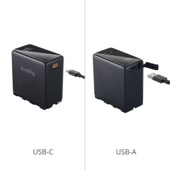 SmallRig 4469 Sony NP-F970 USB-C Şarj Edilebilir Kamera  Pili (Siyah)