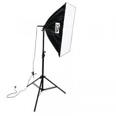 GDX TLB-4 Pro Light 50x70 cm Video ve Fotoğraf Çekim 2'li  SoftBox Seti - 4 Duylu Softbox - Lambasız