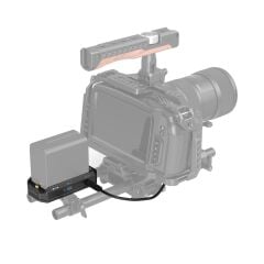 SmallRig 4340 NP-F Pil  Montaj Plakası Kiti LP-E6NH Sahte Pil Güç Kablosu  İle