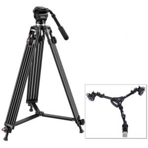 PDX 508B Profesyonel Tripod ve 901 Dolly Tekerlek